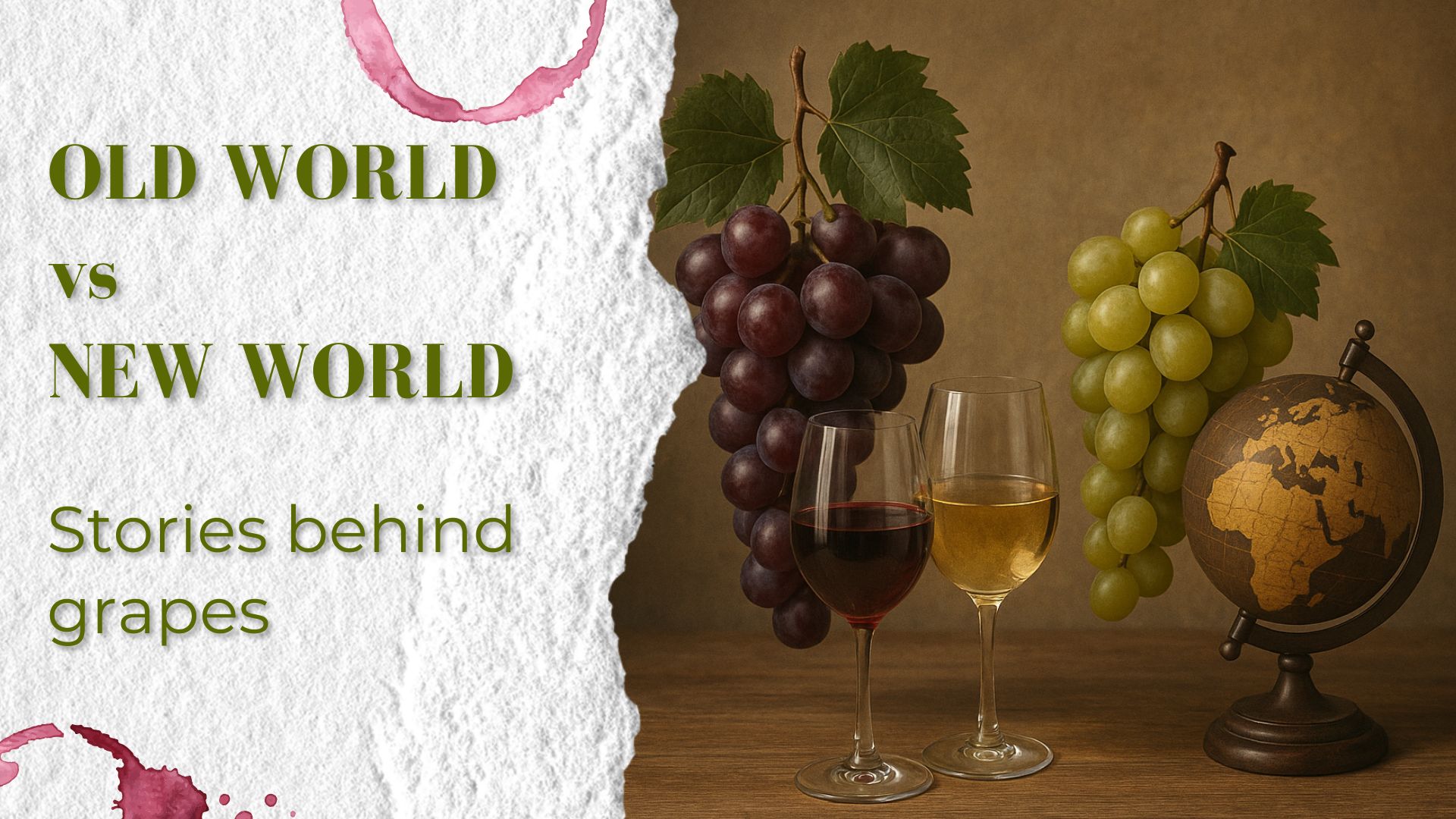 Old World vs New World: Stories behind grapes